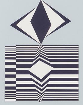 VICTOR VASARELY, serigrafi, signerad, numrerad 201/250.