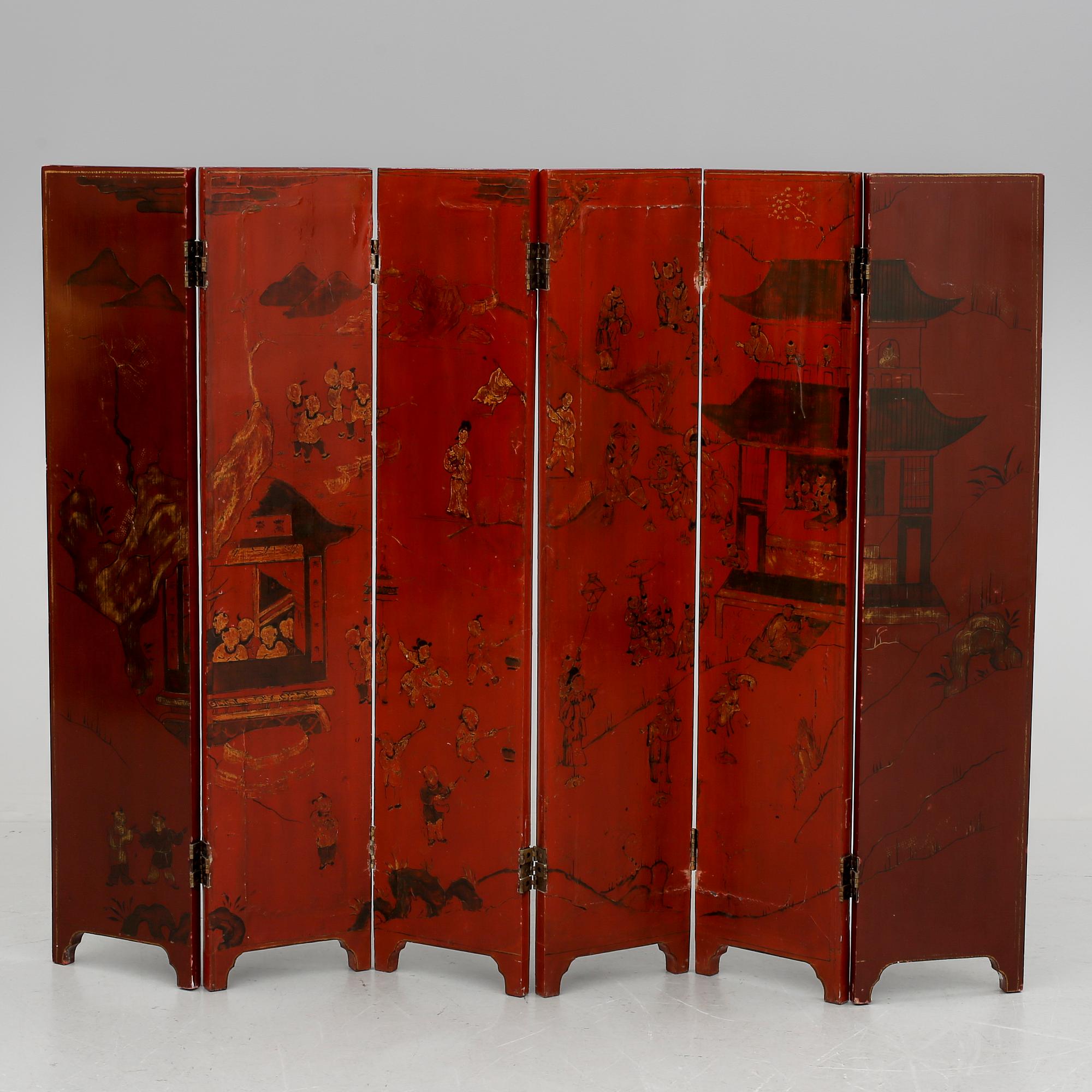 VIKSKÄRM, Kina, 1800-tal.