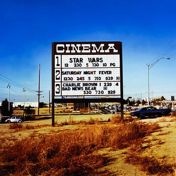 Robert Zuckerman, "Star Wars Marquee, Albuquerque, New Mexico", 1977.