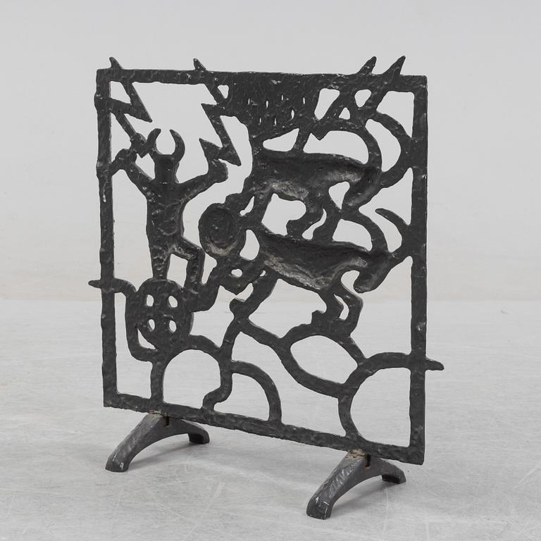 Olle Hermansson, brasgaller/gnistskydd, Husqvarna, 1900-talets andra hälft.