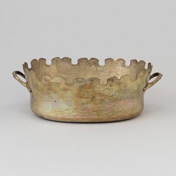 GLASSKÖLJARE, argent haché, 1700-talets senare del.