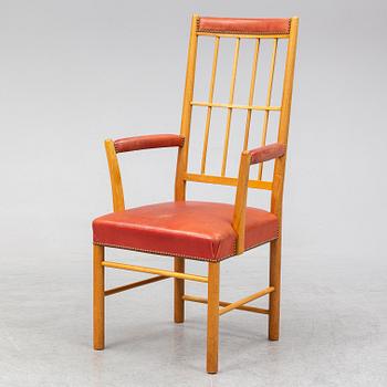 A model 652 mahogany armchair by Josef Frank for Firma Svenskt Tenn.