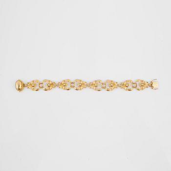 A Georg Jensen gold bracelet. No 765 172.