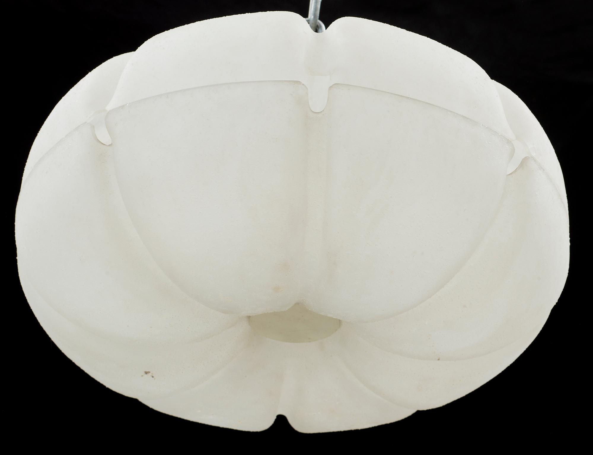 TAKLAMPA, glas, 1900-talets mitt.