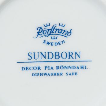 Pia Rönndahl, servisdelar, 40 st, "Sundborn", Rörstrand.