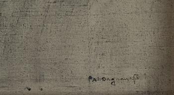 Pascal Dagnan-Bouveret, charcoal drawing, signed.