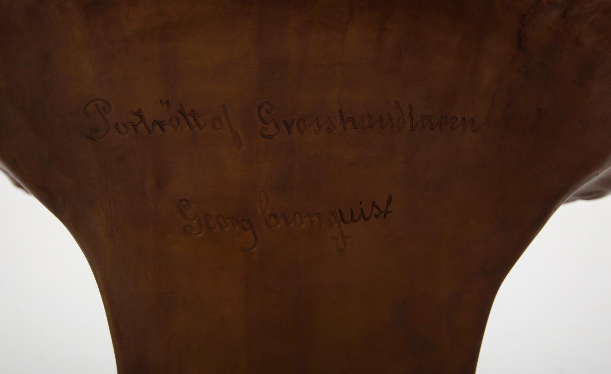 SVEN ANDERSSON, skulptur, brons, signerad.