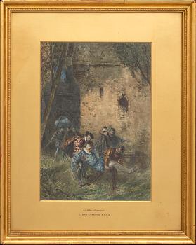 George Clark Stanton, watecolour signed.