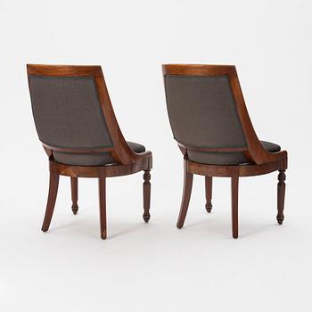 a set of 6 chairs, mid 19th century.