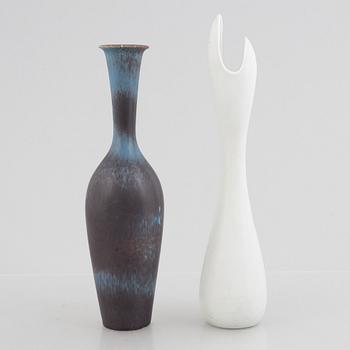 Gunnar Nylund, two vases, including 'Caolina', Rörstrand.