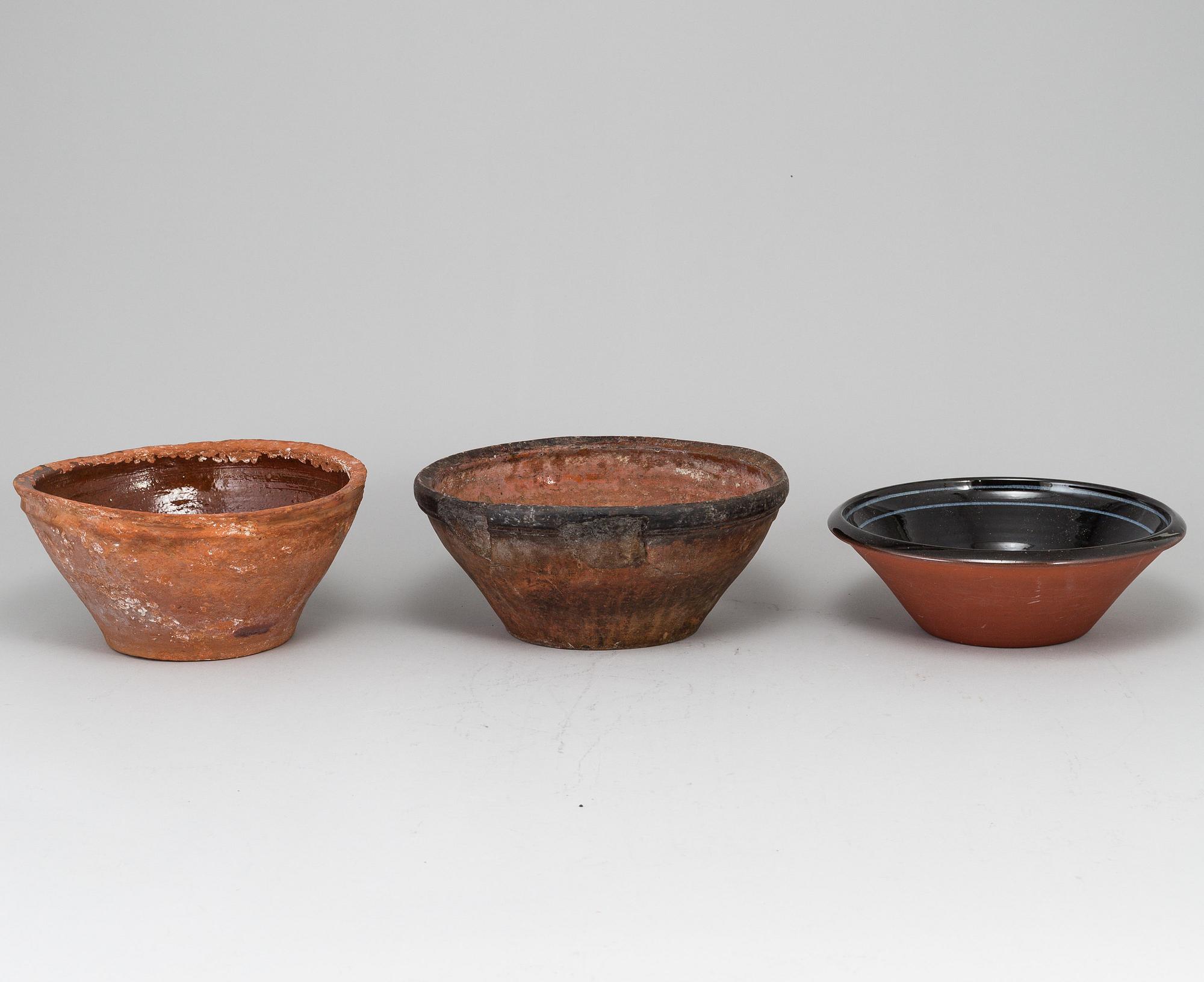 A group of six bowls, Sweden, 19th/20th Century.