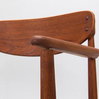 A teak armchair by Arne Hovmand-Olsen for Jutex, Denmark, 1950's.