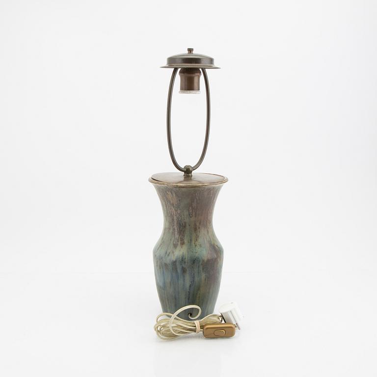 A porcelain table lamp by Bing & Gröndahl from the 1920's.