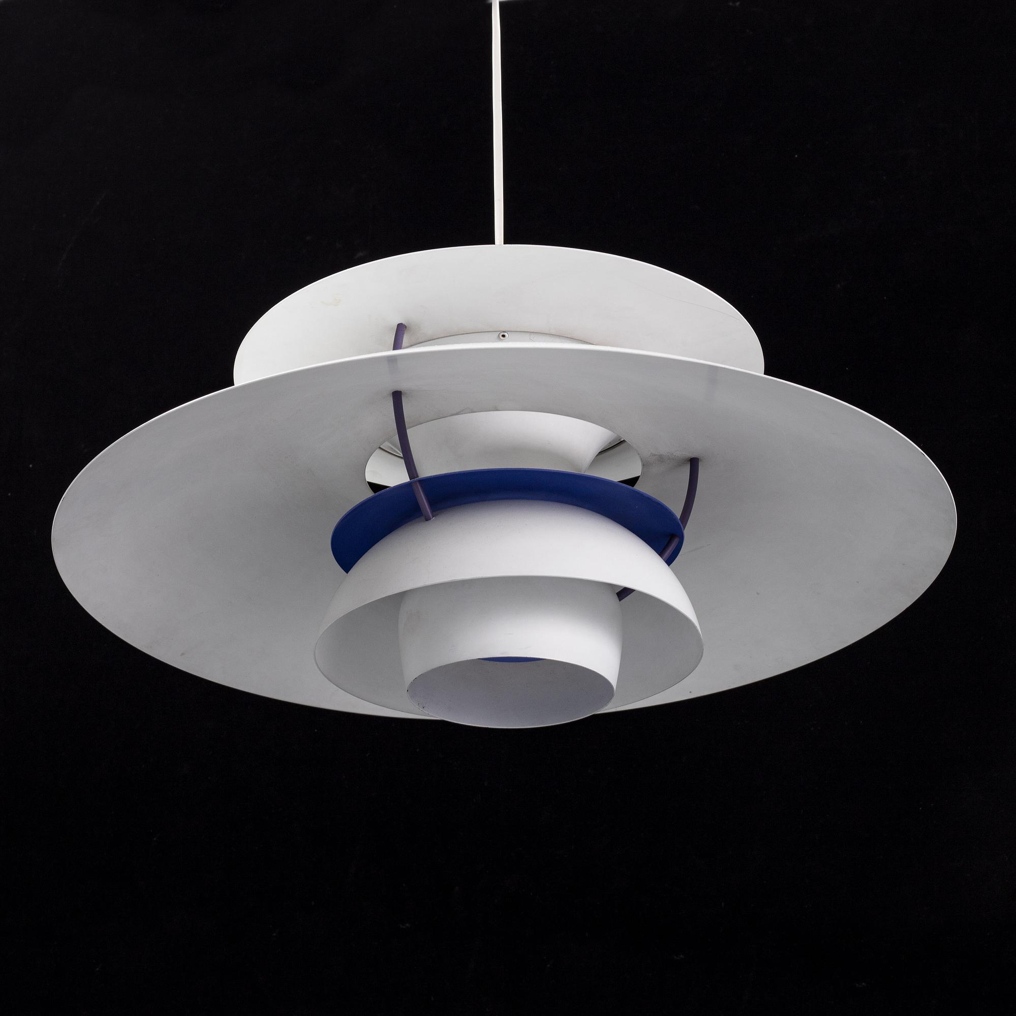 Poul Henningsen, PH-5 ceiling light, Louis Poulsen.