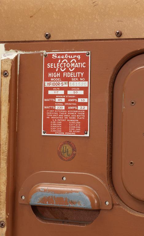 JUKEBOX, "High Fidelity", Seeburg, USA, 1900-talets mitt.