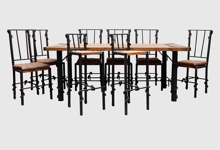 MATGRUPP, 9 delar, troligen Mexiko, 1900-talets senare del.