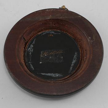 MINIATYR, olja på trä, 1800-talets första hälft.