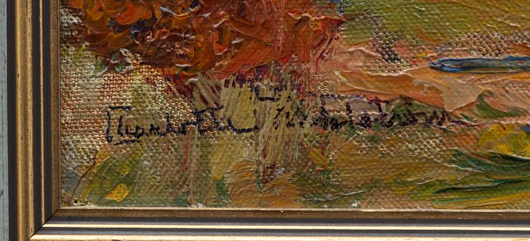 Charlotte Wahlström, Autumn Landscape.