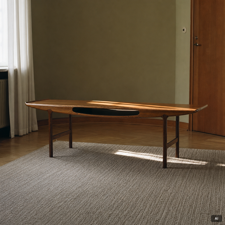 A coffee table, Scandinavia, 1960s.