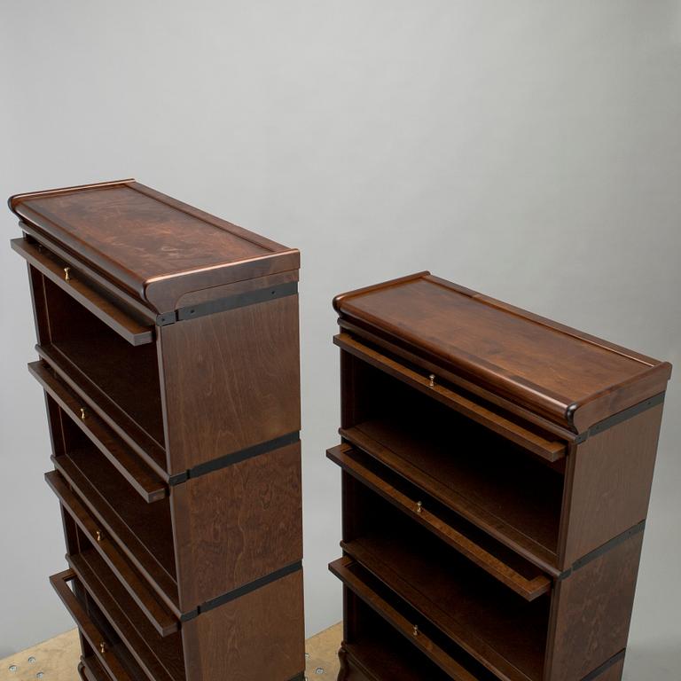 Seven book cabinets /book shelf for Boknäs,  21st century.