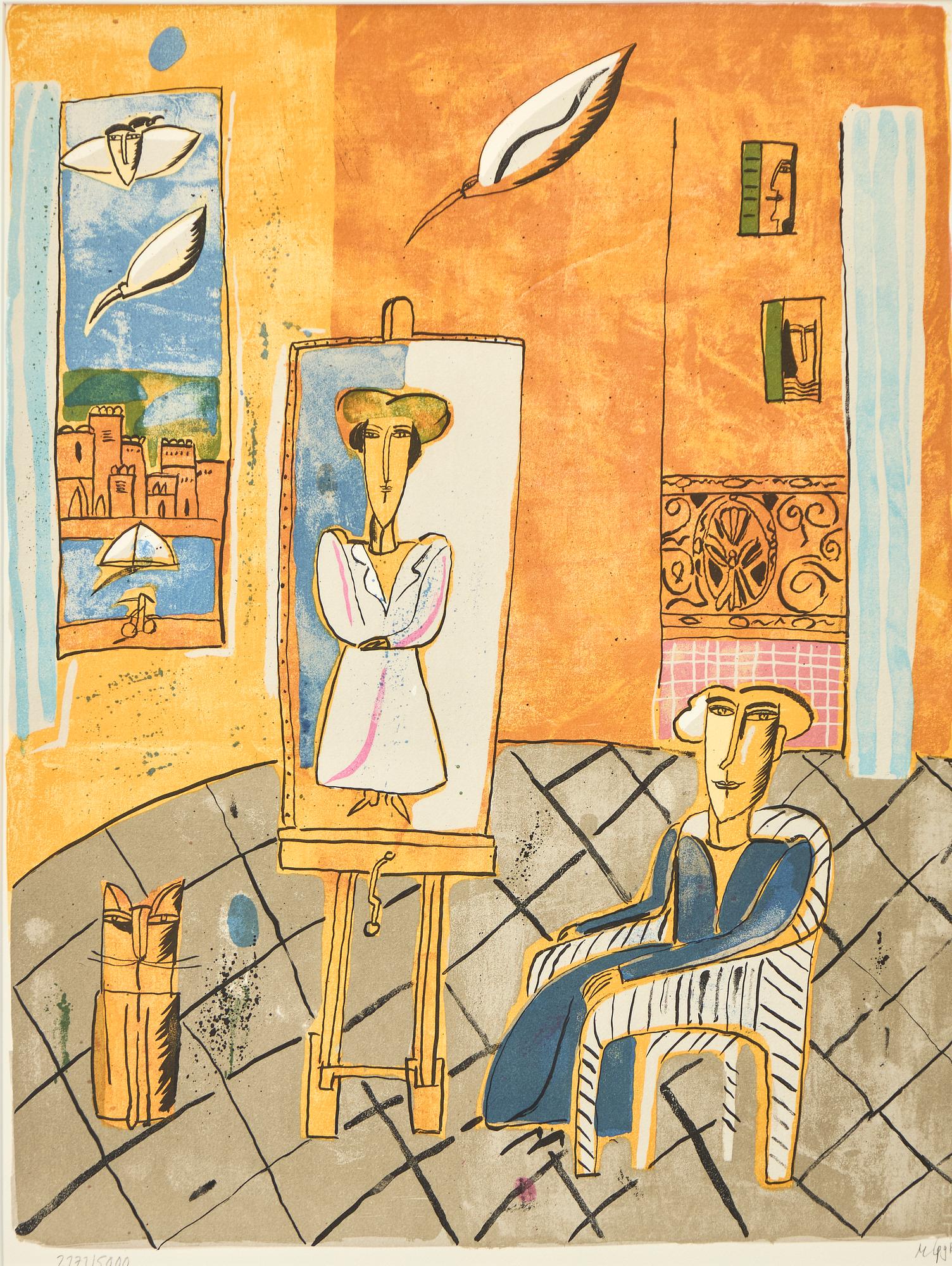 Madeleine Pyk, "I ateljén".