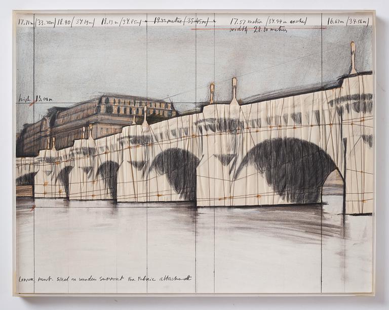 Christo Vladimirov Javacheff, "The Pont Neuf, Wrapped (Project for Paris)".