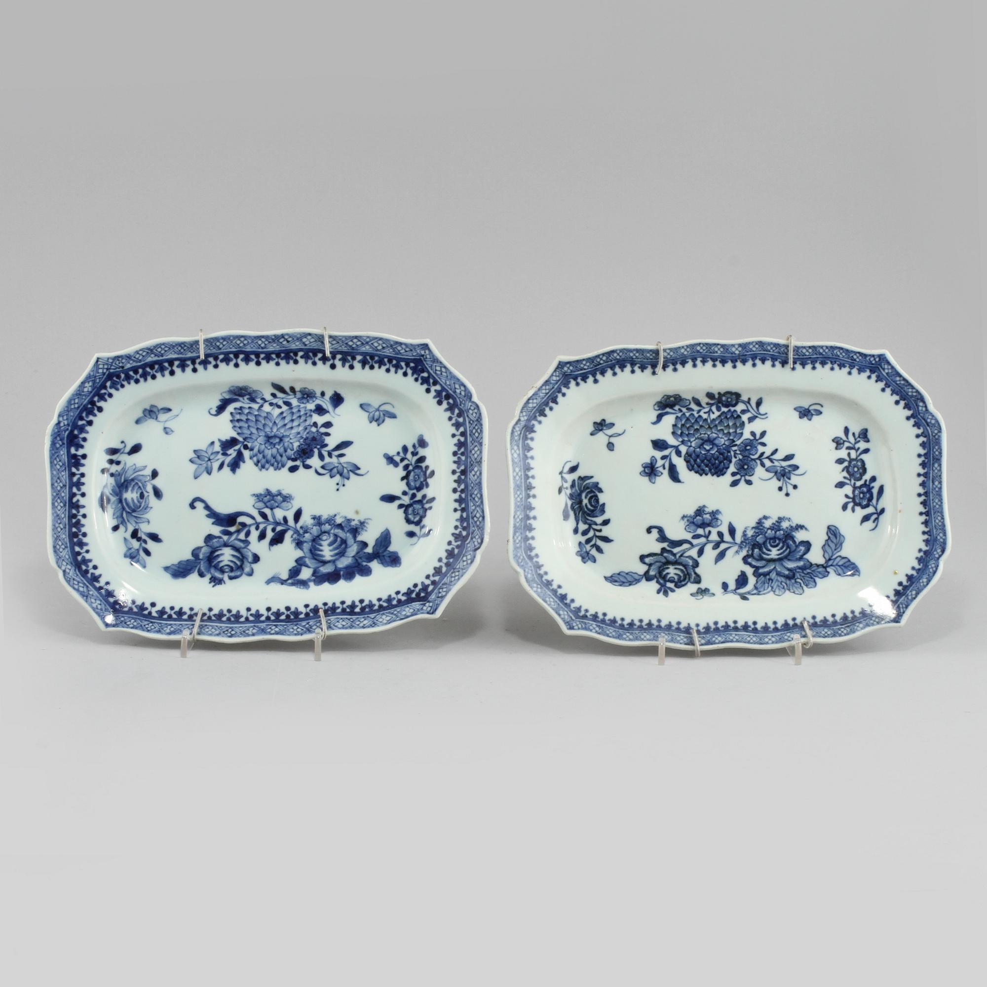 FAT, ett par, porslin, Kina, 1700-tal.