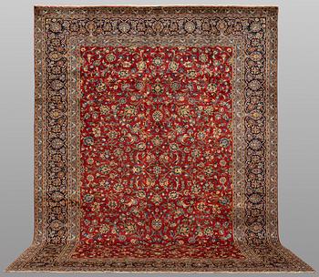 A so called Royal Kashan carpet, signed, c. 430 x 317 cm.