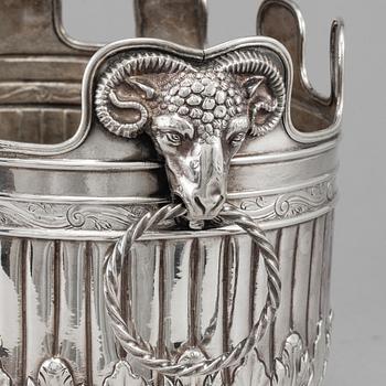 A 19th century silver plated monthieth.