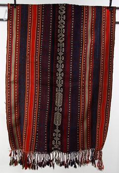 VÄVNAD, kelim, troligen Turkiet, ca 90 x 130.