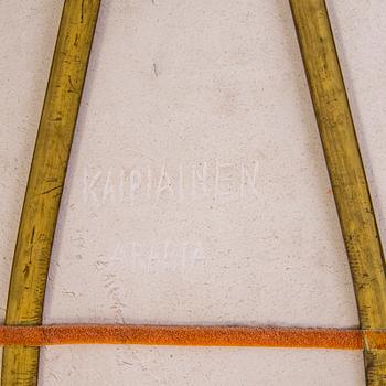 BIRGER KAIPIAINEN, a stoneware decorative dish signed Kaipiainen Arabia.