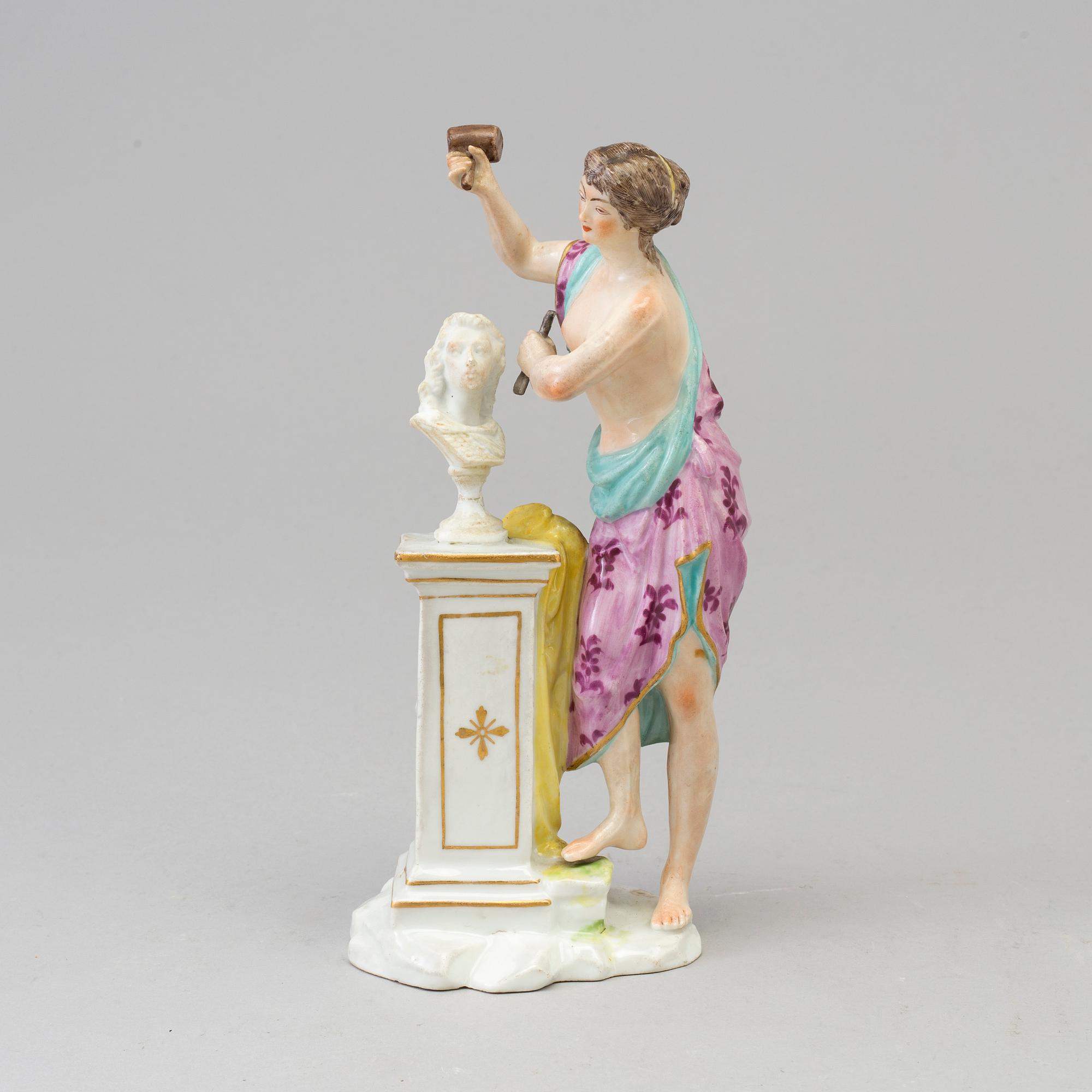 A Samson porcelain figure, Paris, France, late 19th Century.