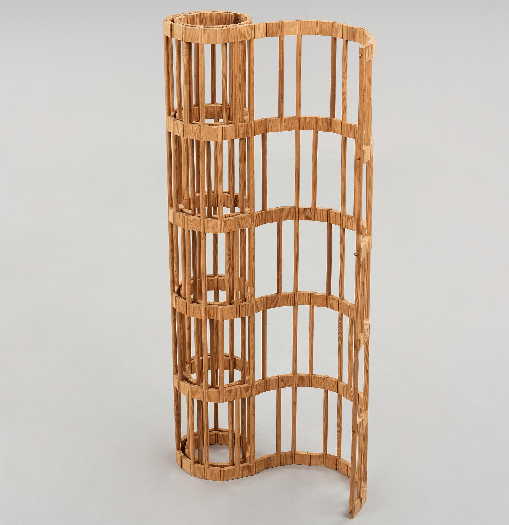 A Swedish room divider, possibly executed by the company Lublins, 1940's.