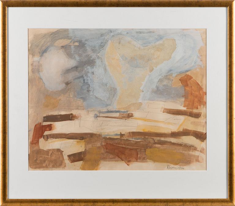 LENNART ROSENSOHN, blandteknik, signerad.