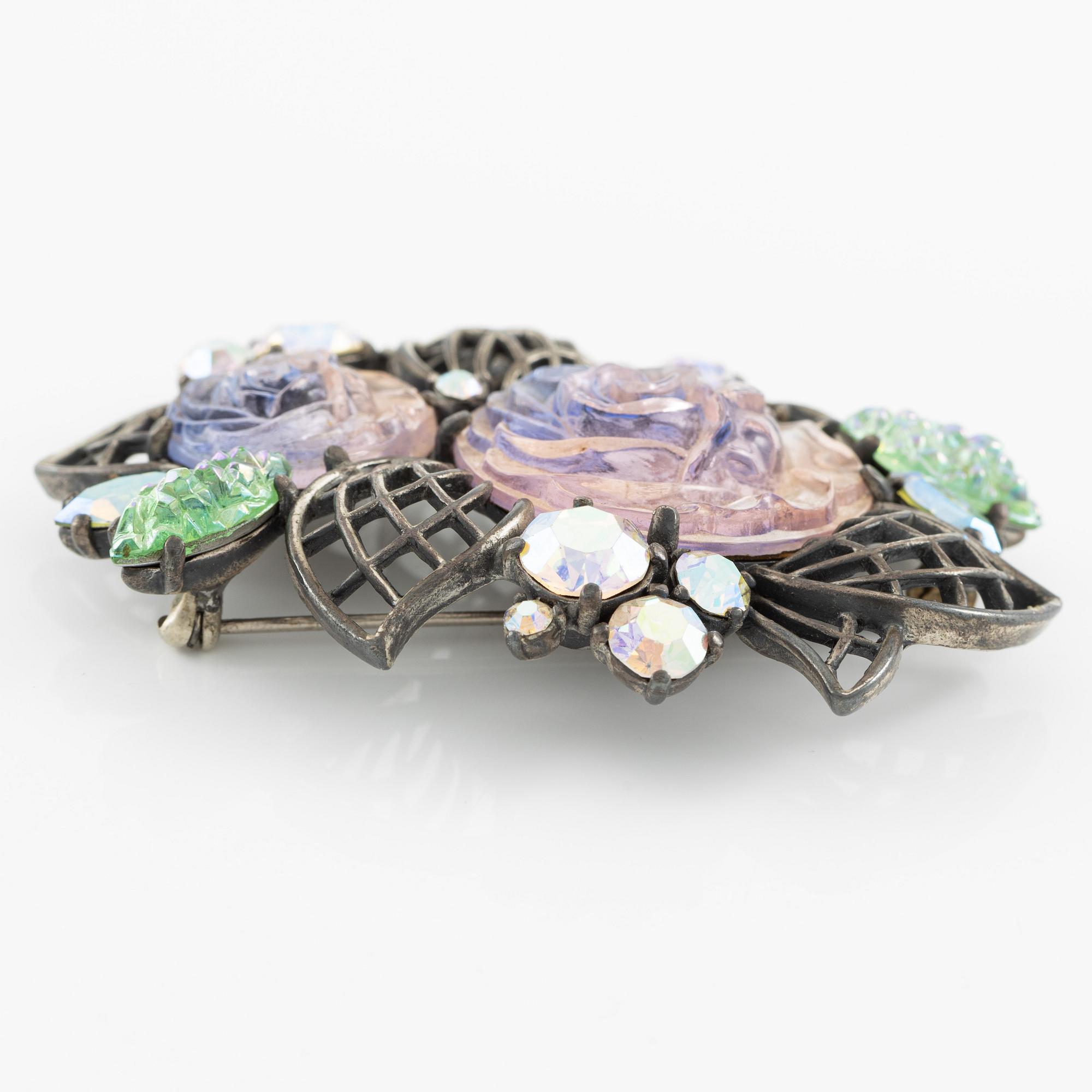 Elsa Schiaparelli, brosch, vintage.