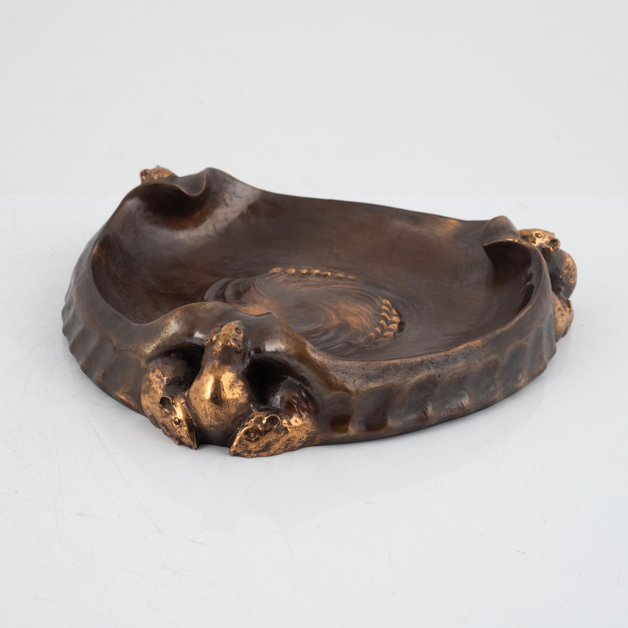 Emy Wahlström, fat/askfat, jugend, Hugo Elmqvist, tidigt 1900-tal.