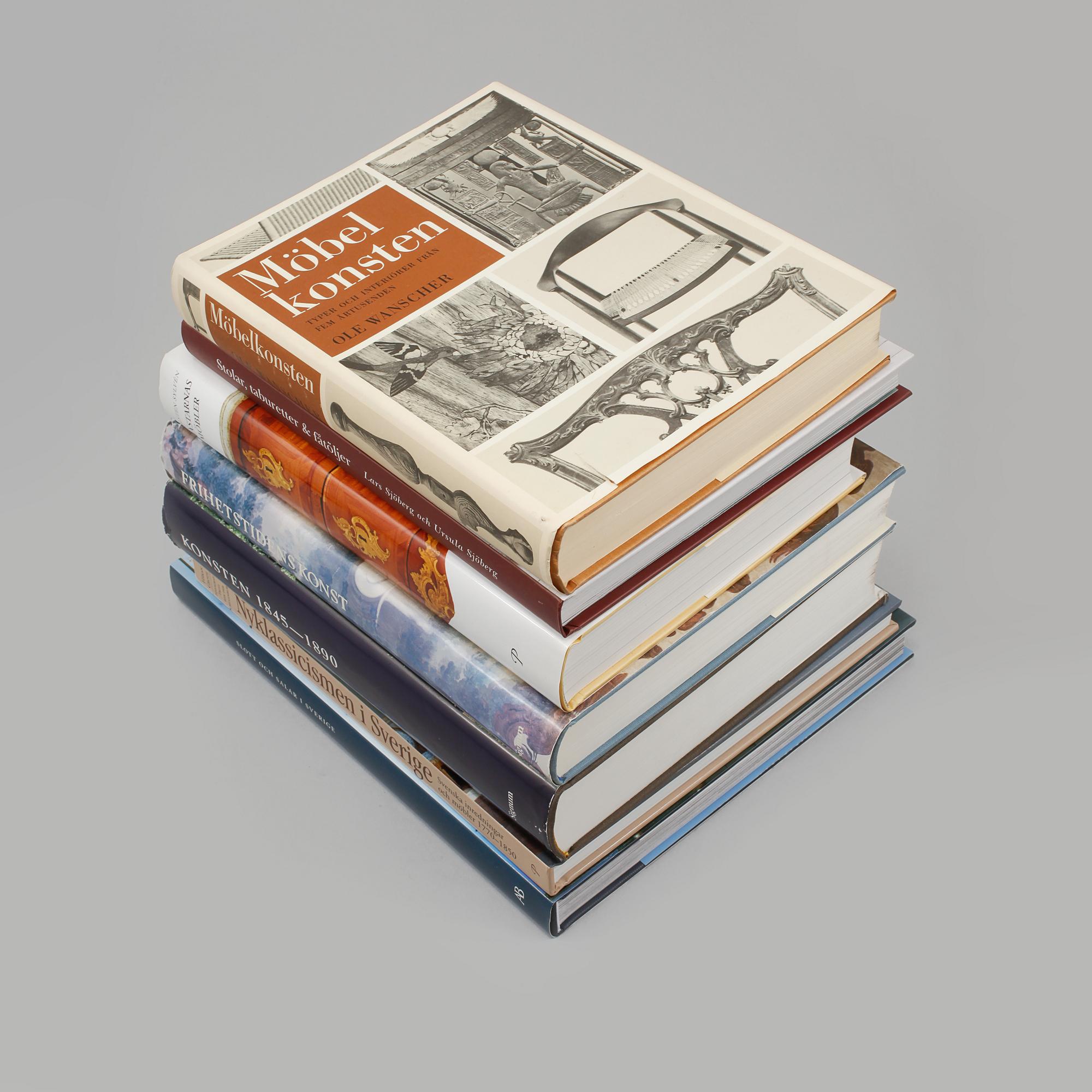 BÖCKER, 7 st, konst och konsthantverk, 1900-talets andra hälft och 2000-tal.