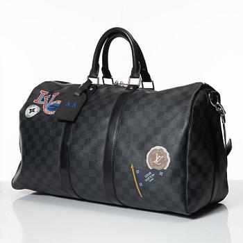 Louis Vuitton, weekendbag, "KeepAll 45  Limited Ed League", 2018.