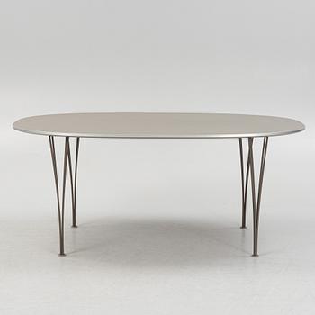 Bruno Mathsson, dining table, "Superellipse", Fritz Hansen, Denmark, 21st century.