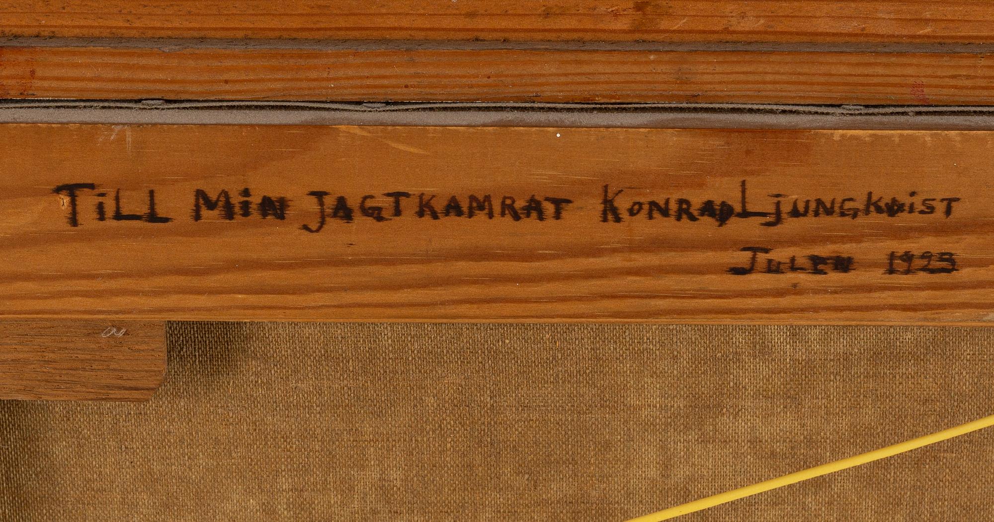 MOSSE STOOPENDAAL, oil on canvas, signed and dated 1923.