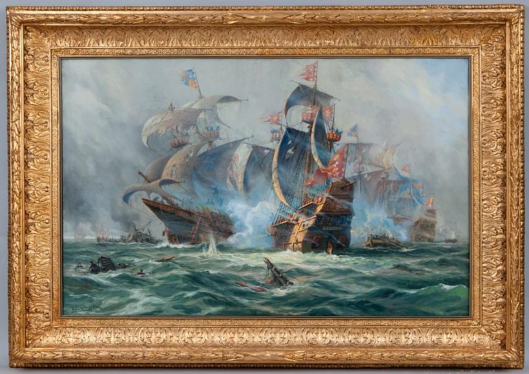 Adolf Bock, SEA BATTLE.