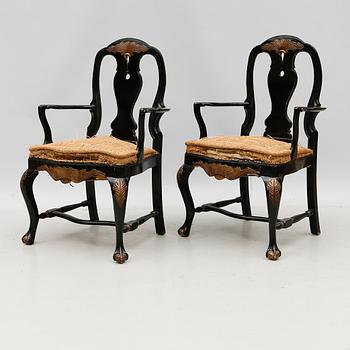 KARMSTOLAR, 1 par, omkring år 1900.