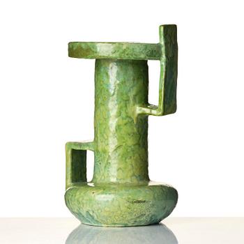Allan Ebeling, a unique glazed ceramic vase, Torshälla, 1934.