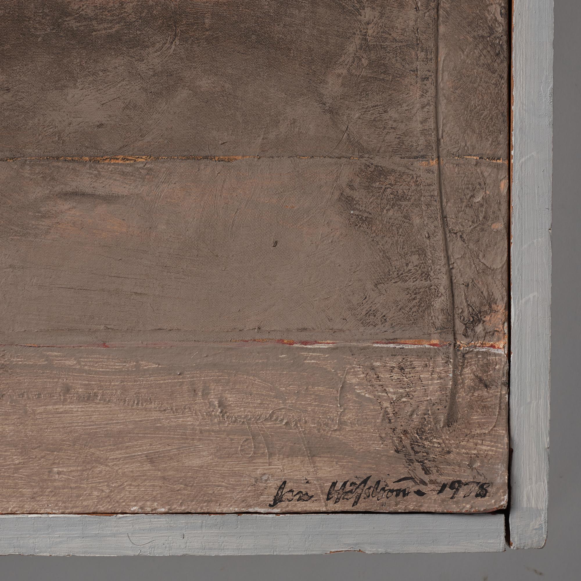 JAN HÅFSTRÖM, oil on panel, signed and dated 1978.