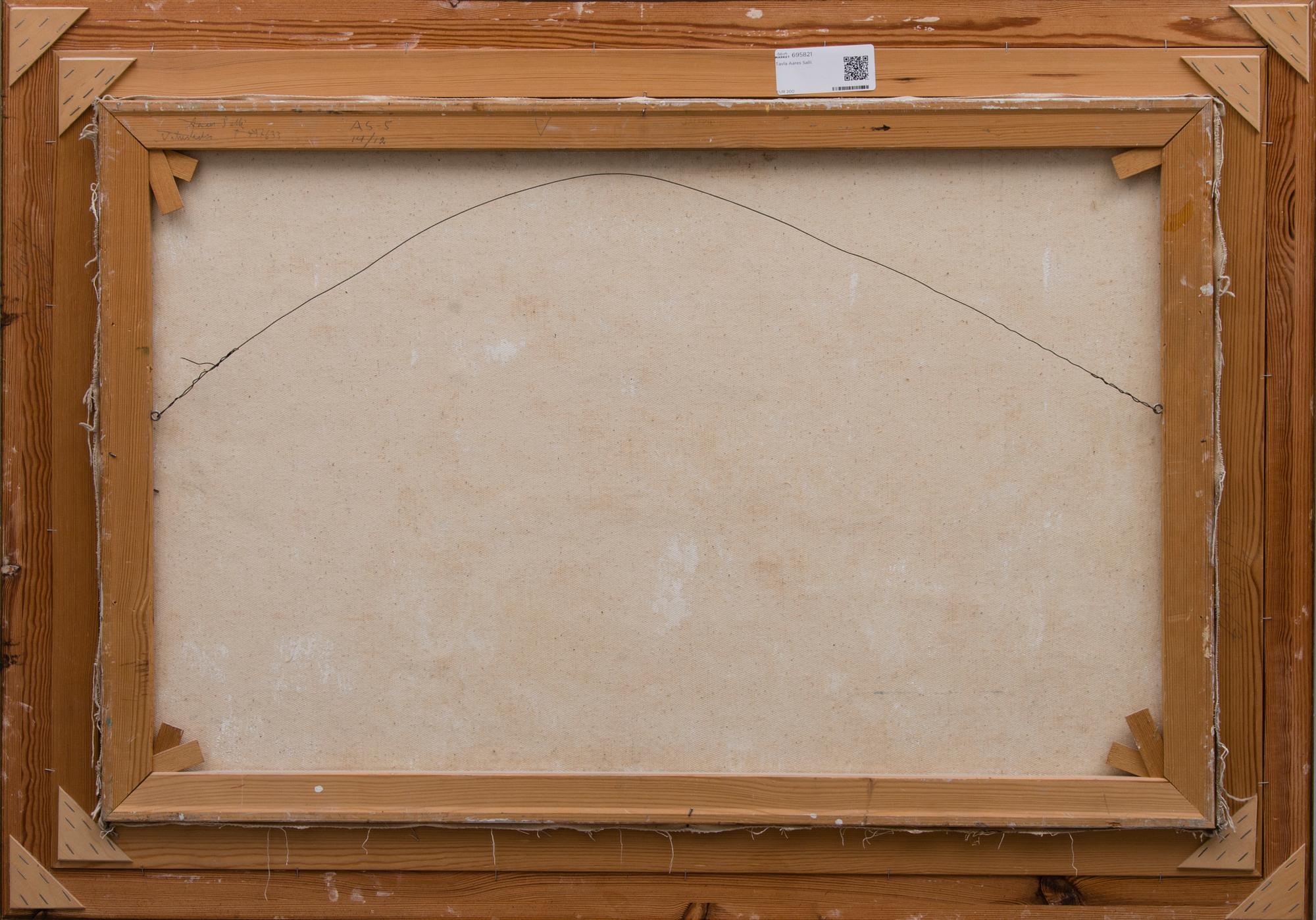 AARES SALLI, olja på duk, signerad och daterad 1977.