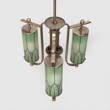 Taklampa, art deco 1920-tal.