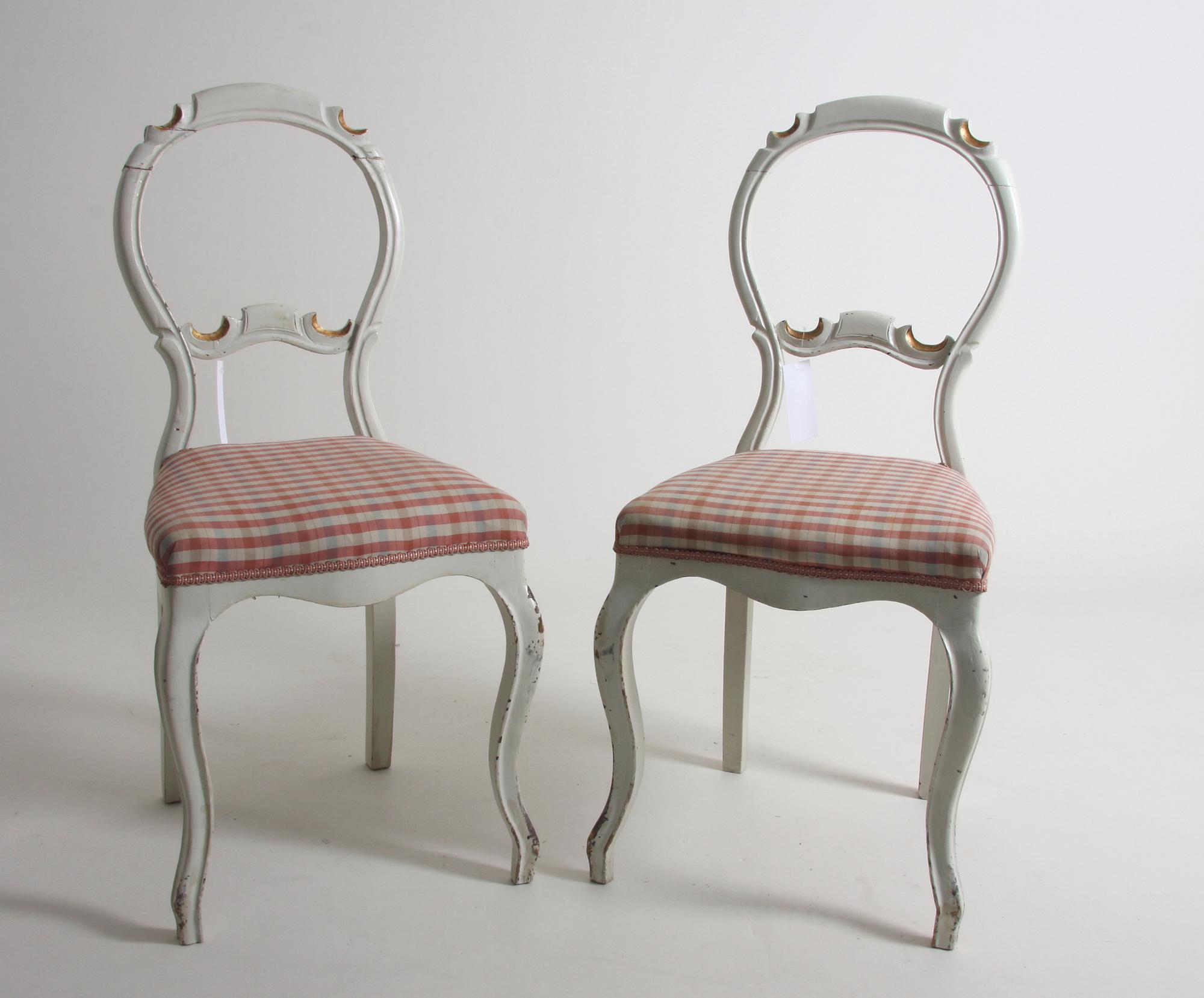 STOLAR, ett par, nyrokoko, 1800-tal.