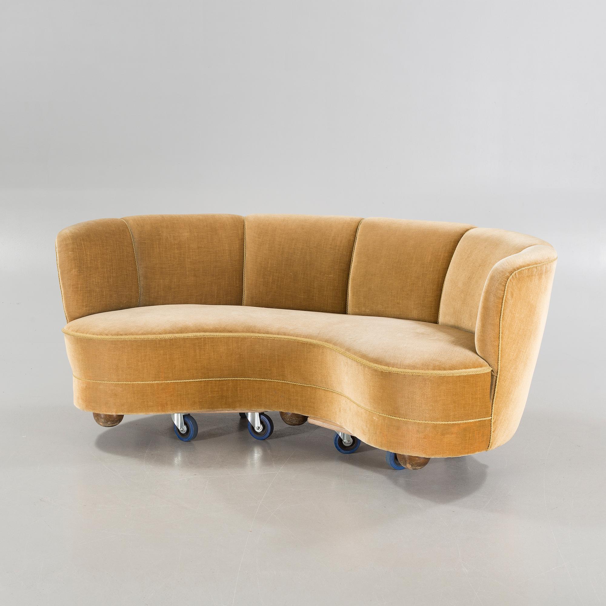 A 1930s sofa by Otto Schulz, Boet, Sweden.