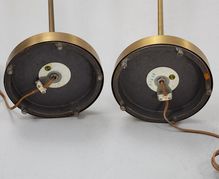 Golvlampor, ett par, Falkenbergs Belysning, 1900-talets andra hälft.
