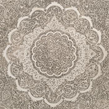 A 5-piece Persian tea service, first half of the 20th century.